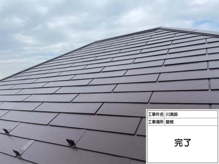 狭山市｜外壁凸凹2色塗による外壁塗装